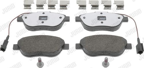 Jurid 573075J - Brake Pad Set, disc brake www.autospares.lv