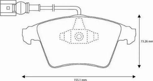 Jurid 573159J-AS - Bremžu uzliku kompl., Disku bremzes www.autospares.lv