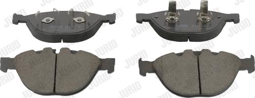 Jurid 573150JC - Bremžu uzliku kompl., Disku bremzes www.autospares.lv