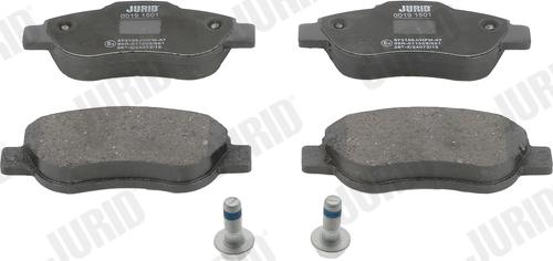 Jurid 573168J - Brake Pad Set, disc brake www.autospares.lv