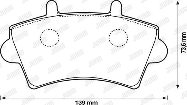 Jurid 573107J - Bremžu uzliku kompl., Disku bremzes www.autospares.lv