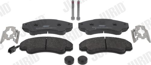 Jurid 573114J - Brake Pad Set, disc brake www.autospares.lv