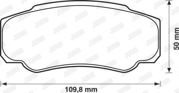 Jurid 573115D - Brake Pad Set, disc brake www.autospares.lv