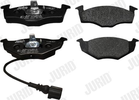 Jurid 573111J - Brake Pad Set, disc brake www.autospares.lv