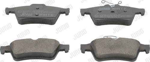 Jurid 573186JC - Тормозные колодки, дисковые, комплект www.autospares.lv