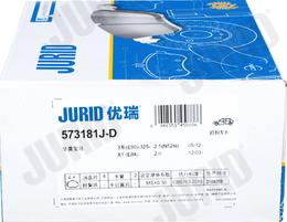 Jurid 573181J-D - Bremžu uzliku kompl., Disku bremzes www.autospares.lv