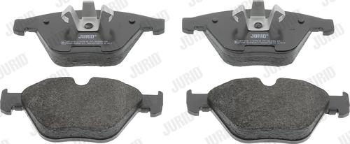 Jurid 573181J - Bremžu uzliku kompl., Disku bremzes www.autospares.lv