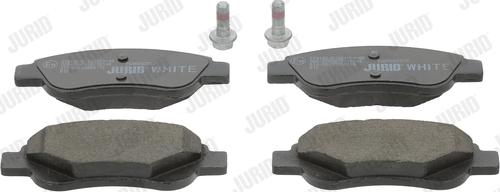 Jurid 573135JC - Тормозные колодки, дисковые, комплект www.autospares.lv