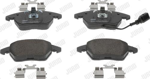 Jurid 573128D - Brake Pad Set, disc brake www.autospares.lv