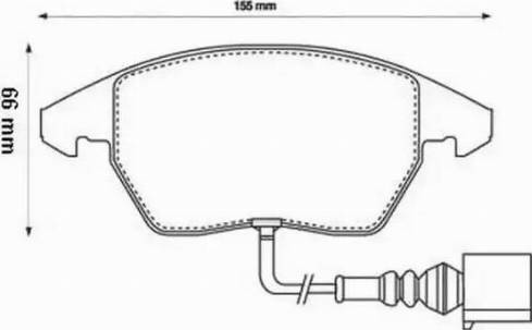 Jurid 573128J-AS - Bremžu uzliku kompl., Disku bremzes www.autospares.lv