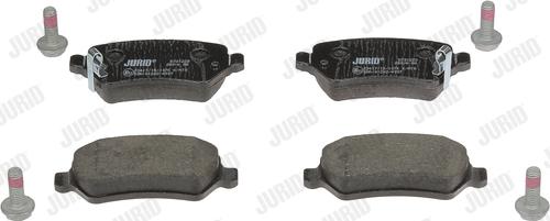 Jurid 573122D - Brake Pad Set, disc brake www.autospares.lv