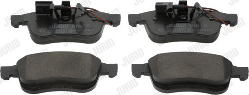 Jurid 573173JC - Тормозные колодки, дисковые, комплект www.autospares.lv