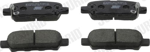 Jurid 573890J - Brake Pad Set, disc brake www.autospares.lv