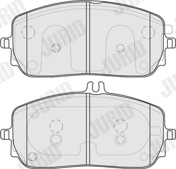 Jurid 573882J - Bremžu uzliku kompl., Disku bremzes www.autospares.lv