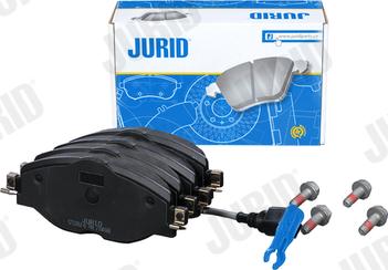 Jurid 573390J-D - Bremžu uzliku kompl., Disku bremzes www.autospares.lv