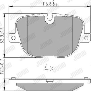 Maxgear 19-3159 - Bremžu uzliku kompl., Disku bremzes www.autospares.lv