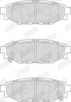 Jurid 573380J - Bremžu uzliku kompl., Disku bremzes www.autospares.lv