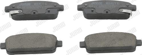 Jurid 573335JC - Тормозные колодки, дисковые, комплект www.autospares.lv