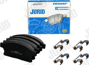 Jurid 573325J-D - Bremžu uzliku kompl., Disku bremzes www.autospares.lv