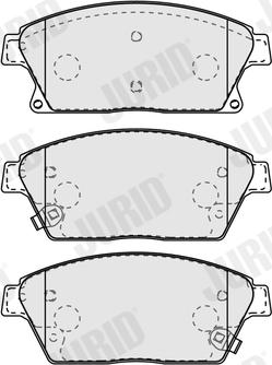 Jurid 573325J - Bremžu uzliku kompl., Disku bremzes www.autospares.lv