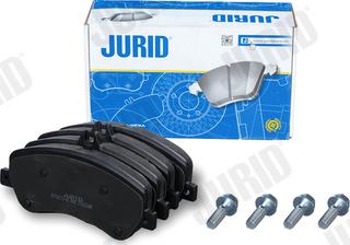 Jurid 573321J-D - Bremžu uzliku kompl., Disku bremzes www.autospares.lv