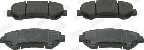 Jurid 573379J - Тормозные колодки, дисковые, комплект www.autospares.lv