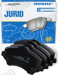 Jurid 573298J-D - Bremžu uzliku kompl., Disku bremzes www.autospares.lv