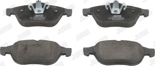 Jurid 573245J - Тормозные колодки, дисковые, комплект www.autospares.lv