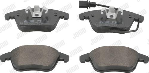 Jurid 573258JC - Тормозные колодки, дисковые, комплект www.autospares.lv