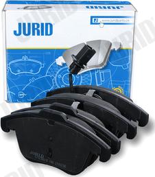 Jurid 573258J-D - Bremžu uzliku kompl., Disku bremzes www.autospares.lv