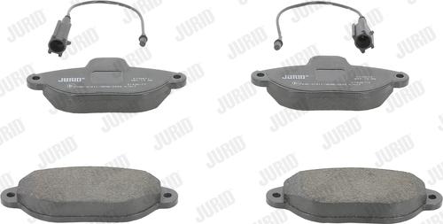 Jurid 573267J - Brake Pad Set, disc brake www.autospares.lv