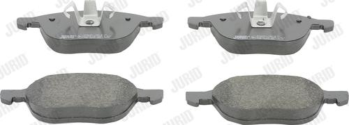 Jurid 573209J - Тормозные колодки, дисковые, комплект www.autospares.lv