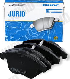 Jurid 573201J-D - Bremžu uzliku kompl., Disku bremzes www.autospares.lv