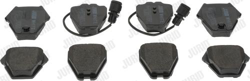 Jurid 573208JC - Brake Pad Set, disc brake www.autospares.lv