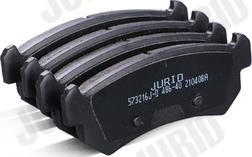 Jurid 573216J-D - Bremžu uzliku kompl., Disku bremzes www.autospares.lv