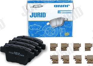 Jurid 573218J-D - Bremžu uzliku kompl., Disku bremzes www.autospares.lv