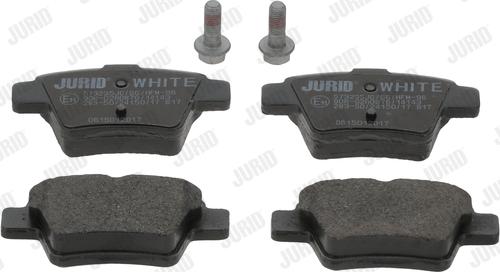 Jurid 573235JC - Тормозные колодки, дисковые, комплект www.autospares.lv