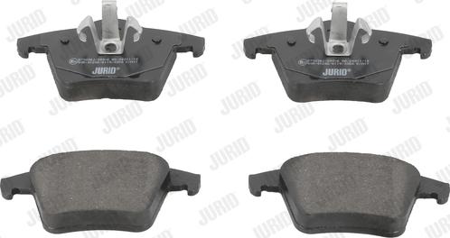 Jurid 573236J - Тормозные колодки, дисковые, комплект www.autospares.lv