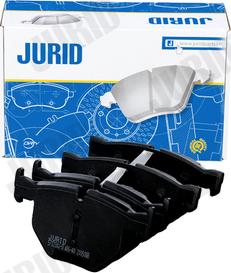 Jurid 573224J-D - Bremžu uzliku kompl., Disku bremzes www.autospares.lv