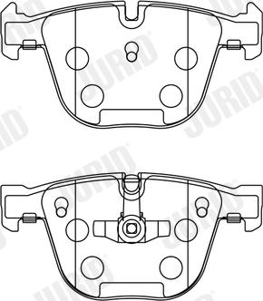 Jurid 573271J - Bremžu uzliku kompl., Disku bremzes www.autospares.lv