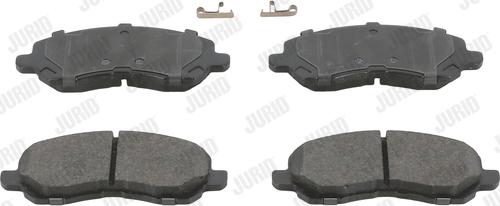 Jurid 573278J - Тормозные колодки, дисковые, комплект www.autospares.lv