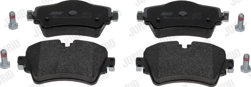 Jurid 573762J - Тормозные колодки, дисковые, комплект www.autospares.lv