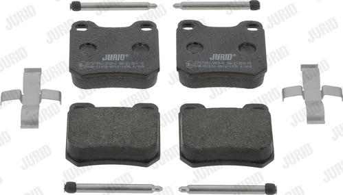 Jurid 573709J - Brake Pad Set, disc brake www.autospares.lv