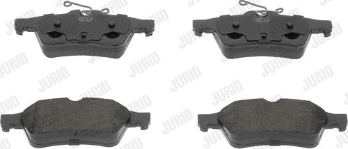 Jurid 573705J - Тормозные колодки, дисковые, комплект www.autospares.lv