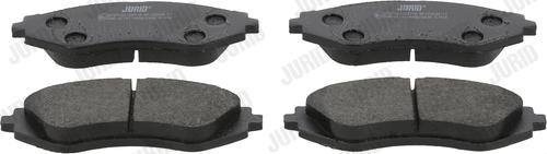 Jurid 573718J - Тормозные колодки, дисковые, комплект www.autospares.lv