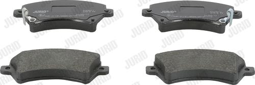 Jurid 572491J - Bremžu uzliku kompl., Disku bremzes www.autospares.lv