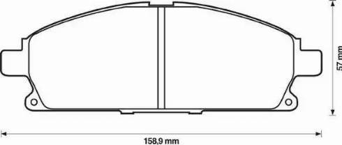 Jurid 572466J-AS - Brake Pad Set, disc brake www.autospares.lv