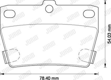 Jurid 572488J - Bremžu uzliku kompl., Disku bremzes www.autospares.lv