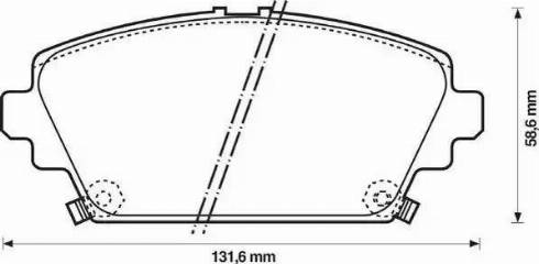 Jurid 572429J-AS - Brake Pad Set, disc brake www.autospares.lv