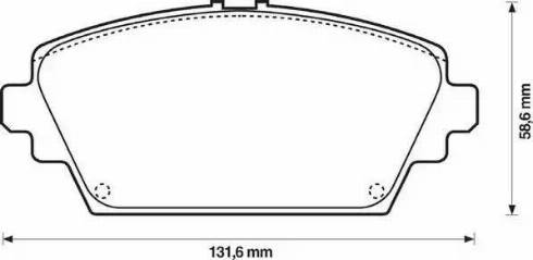 Jurid 572428J-AS - Brake Pad Set, disc brake www.autospares.lv